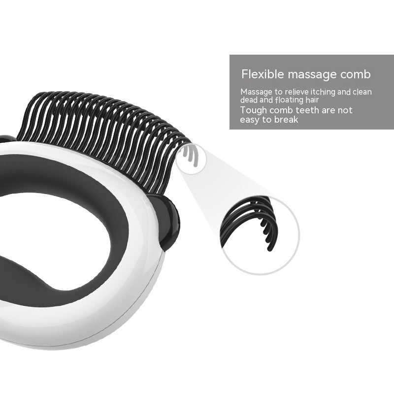 KFX-0268733 Pet Grooming Set with Nail Clipper and Fur Combs for Cats