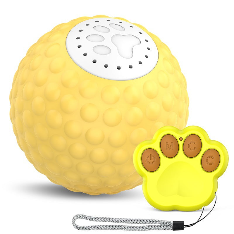 KFX-0270397 Interactive Remote Control Cat Rolling Ball with Sound for Engaging Playtime
