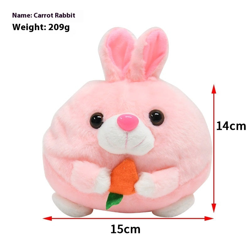 KFX-0272573 USB Rechargeable Pet Electric Molar Tooth Cleaning Toy with Soft Velvet Fabric