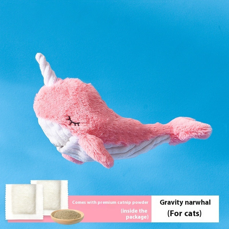 KFX-0272573 USB Rechargeable Pet Electric Molar Tooth Cleaning Toy with Soft Velvet Fabric