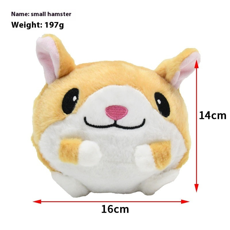 KFX-0272573 USB Rechargeable Pet Electric Molar Tooth Cleaning Toy with Soft Velvet Fabric