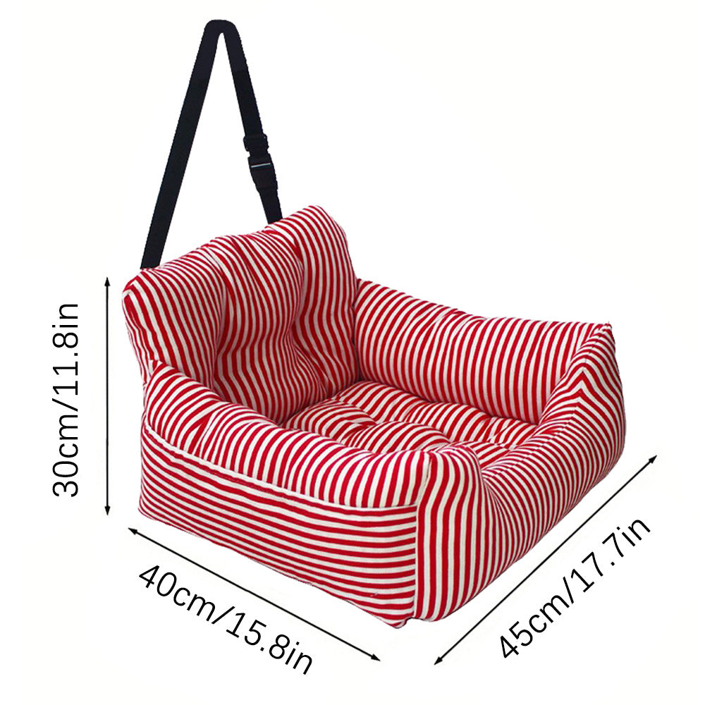 KFX-0272957 Pet Sofa Bed for Dogs – Removable and Washable Waterproof Striped Nest in Various Colors