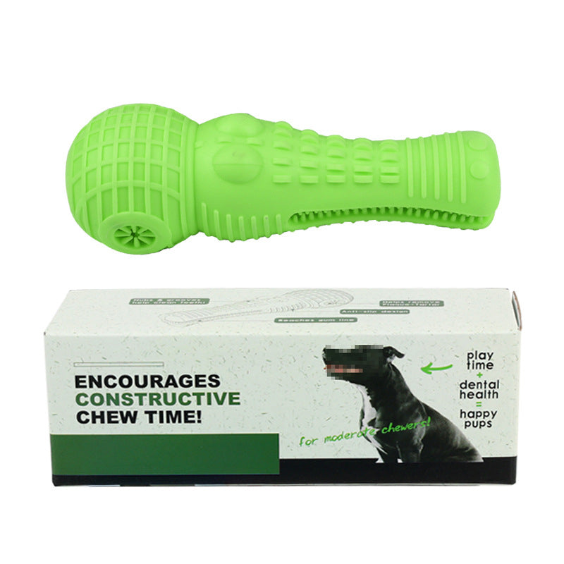 KFX-0273725 Simulated Molar Chew Stick with Sound for Dogs - TPR Material, Available in Blue, Orange, Green
