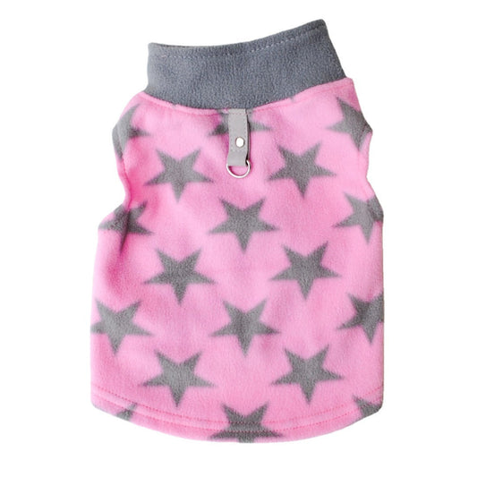 KFX-0277053 Cozy Polar Fleece Dog Jacket with Buckle in Various Colors and Sizes