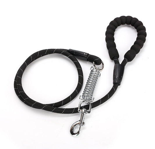 KFX-0278461 Reflective Nylon Dog Leash with Spring Clip, 1.2cm x 1.5m, Suitable for All Seasons