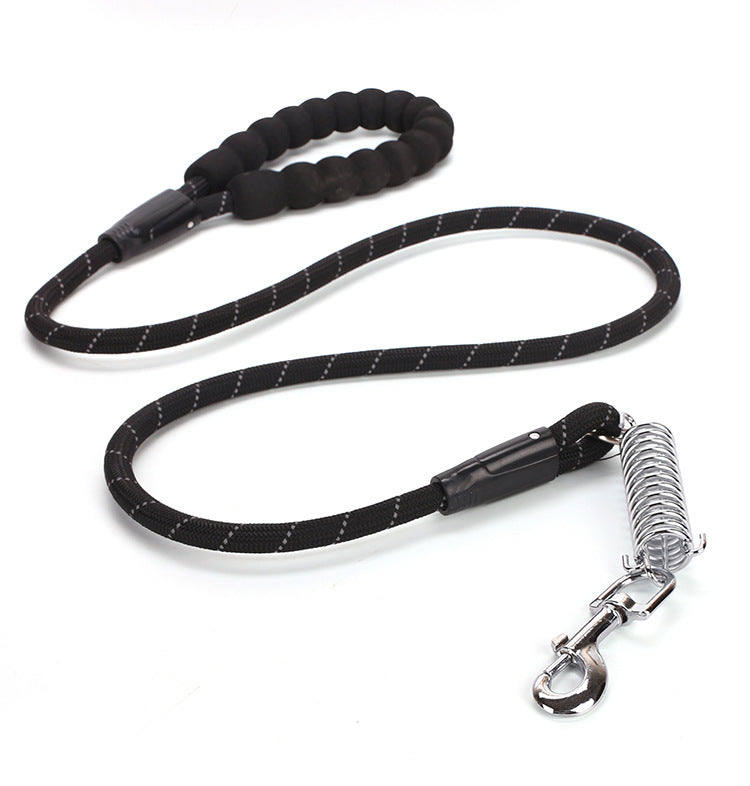 KFX-0278461 Reflective Nylon Dog Leash with Spring Clip, 1.2cm x 1.5m, Suitable for All Seasons