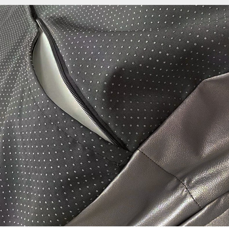 KFX-0278717 Large Dog Bed in Dot Style - Khaki & Dark Gray, 124 x 30CM, Comfortable Cloth Pet Nest