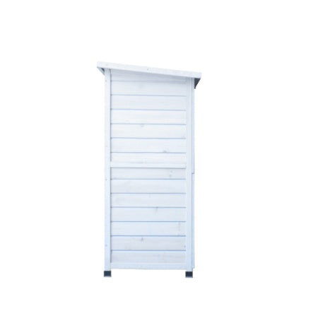 KFX-0288061 Spacious 2-Story Rabbit Hutch with Removable No-Leak Trays and Non-Slip Ramp for Small Animals