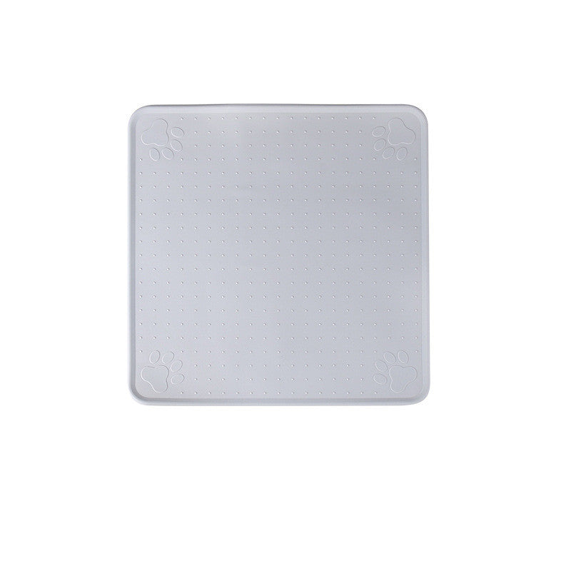 KFX-0290365 Waterproof and Oil-Proof Silicone Pet Placemat for Bowl Protection, Available in Small and Large Sizes