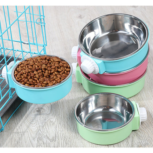 KFX-0296125 Hanging Anti-Overturning Cat and Dog Food Bowl in Various Colors and Sizes