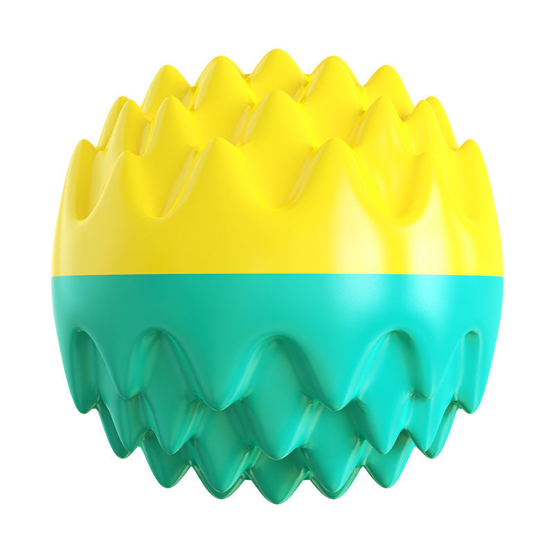 KFX-0297405 Durable Squeaky Dog Ball Toy for Aggressive Chewers - Dental Care & Mental Enrichment for All Breeds