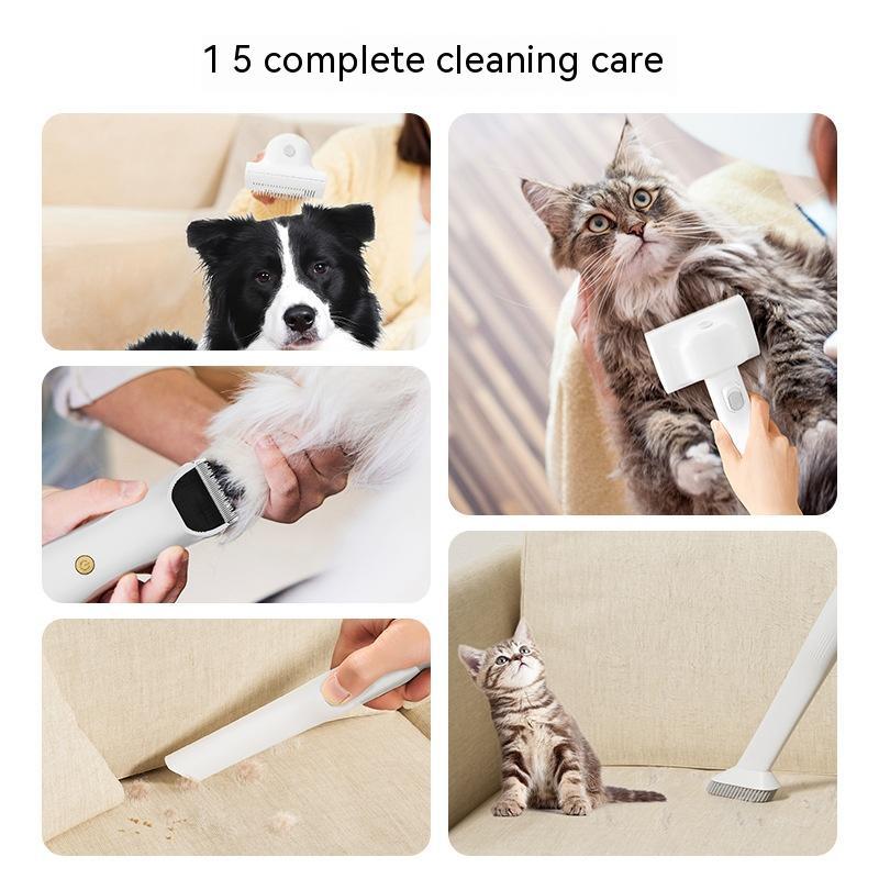 KFX-0301501 Multifunctional Pet Hair Vacuum Cleaner with Conditioner and Grooming Tools