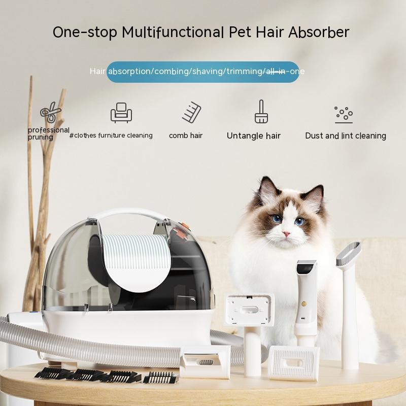 KFX-0301501 Multifunctional Pet Hair Vacuum Cleaner with Conditioner and Grooming Tools