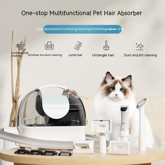 KFX-0301501 Multifunctional Pet Hair Vacuum Cleaner with Conditioner and Grooming Tools