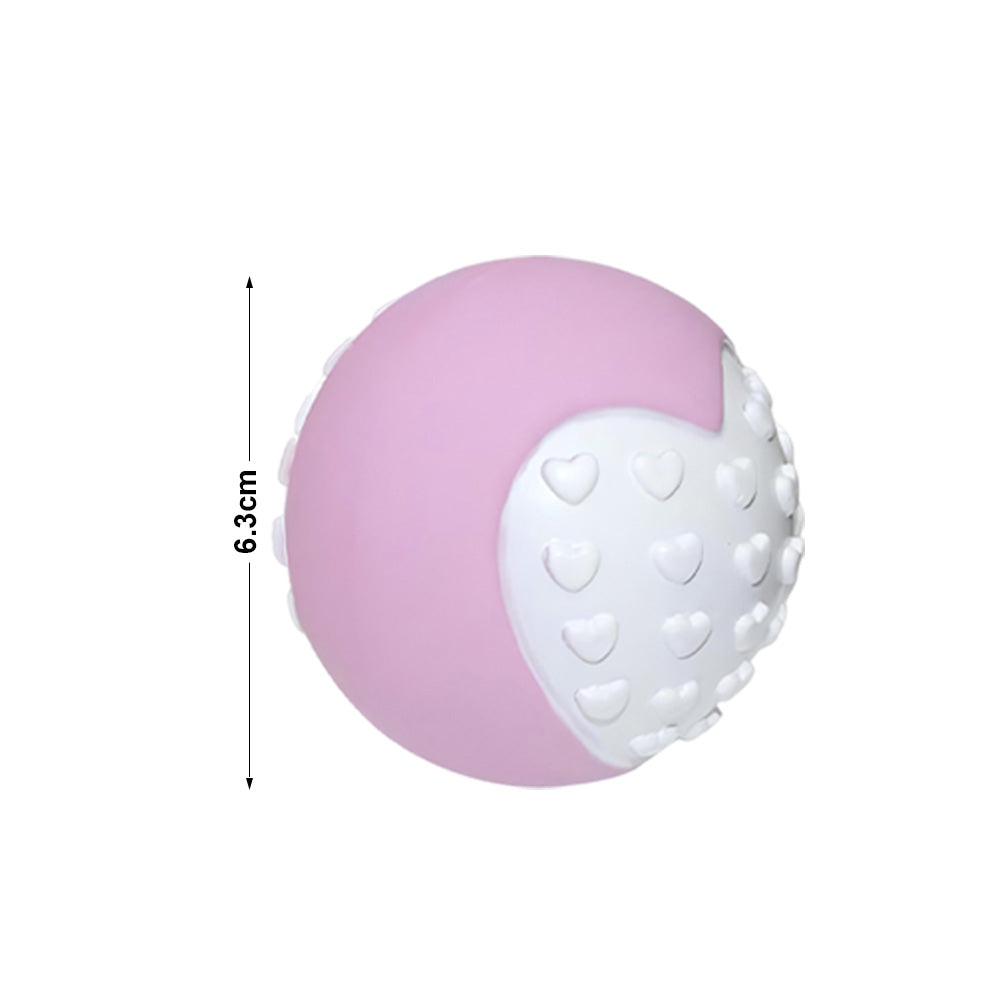KFX-0304317 Durable Non-Toxic Dog Toy Balls for Chewing and Teeth Cleaning - 12 Pack High Bounce Rubber Balls