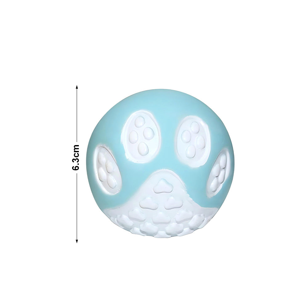 KFX-0304317 Durable Non-Toxic Dog Toy Balls for Chewing and Teeth Cleaning - 12 Pack High Bounce Rubber Balls