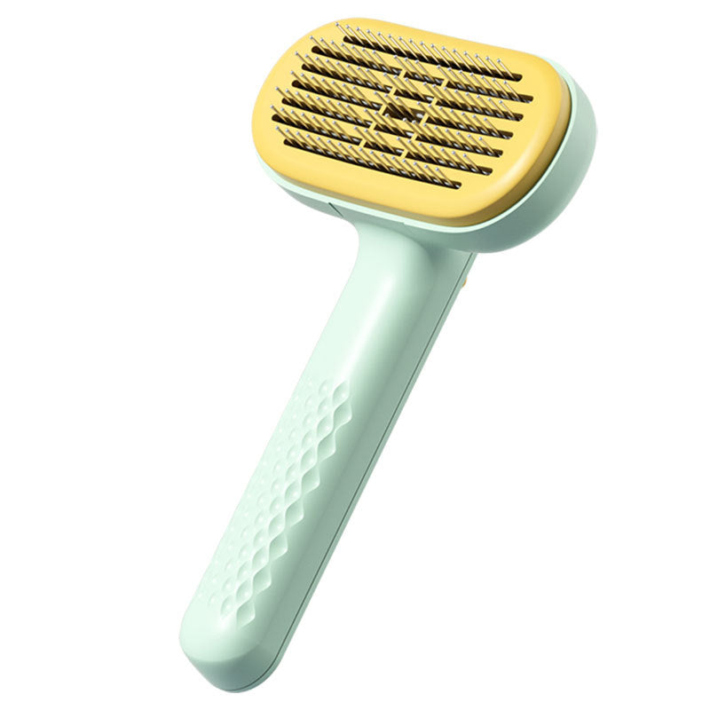 KFX-0307261 Pet Knot Hair Removal Comb with Round and Rubber Head, Multi-Color Options