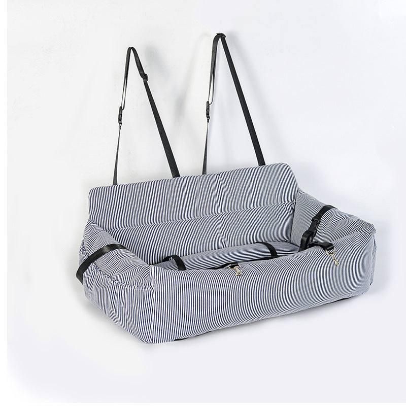 KFX-0313661 Removable Pet Dog Travel Car Safety Nest - Canvas, Fashionable Design, Multiple Colors Available