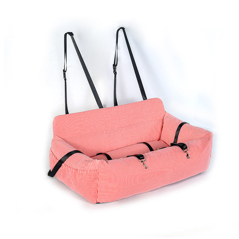 KFX-0313661 Removable Pet Dog Travel Car Safety Nest - Canvas, Fashionable Design, Multiple Colors Available
