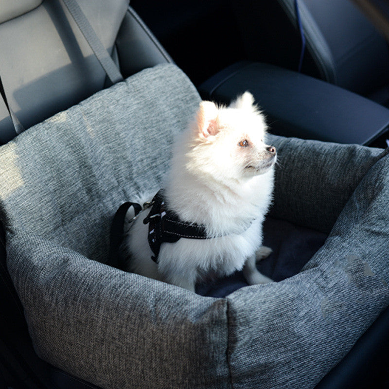 KFX-0313661 Removable Pet Dog Travel Car Safety Nest - Canvas, Fashionable Design, Multiple Colors Available