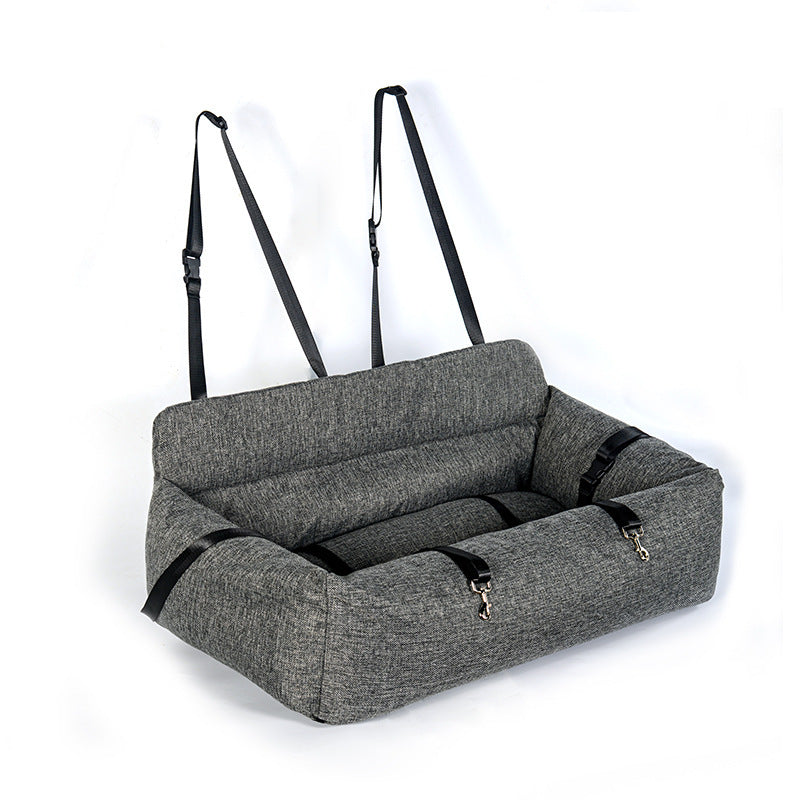 KFX-0313661 Removable Pet Dog Travel Car Safety Nest - Canvas, Fashionable Design, Multiple Colors Available