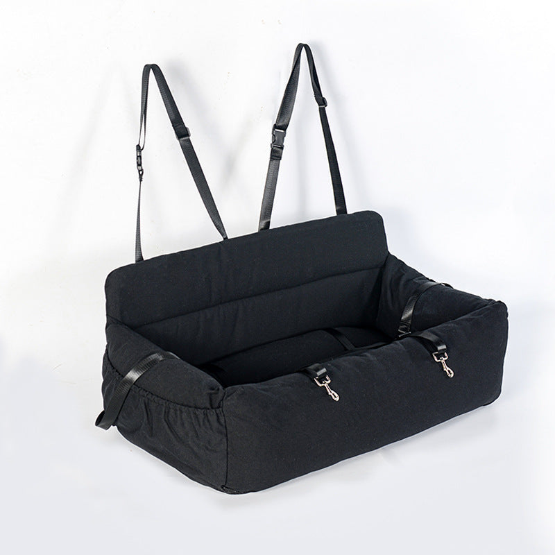 KFX-0313661 Removable Pet Dog Travel Car Safety Nest - Canvas, Fashionable Design, Multiple Colors Available