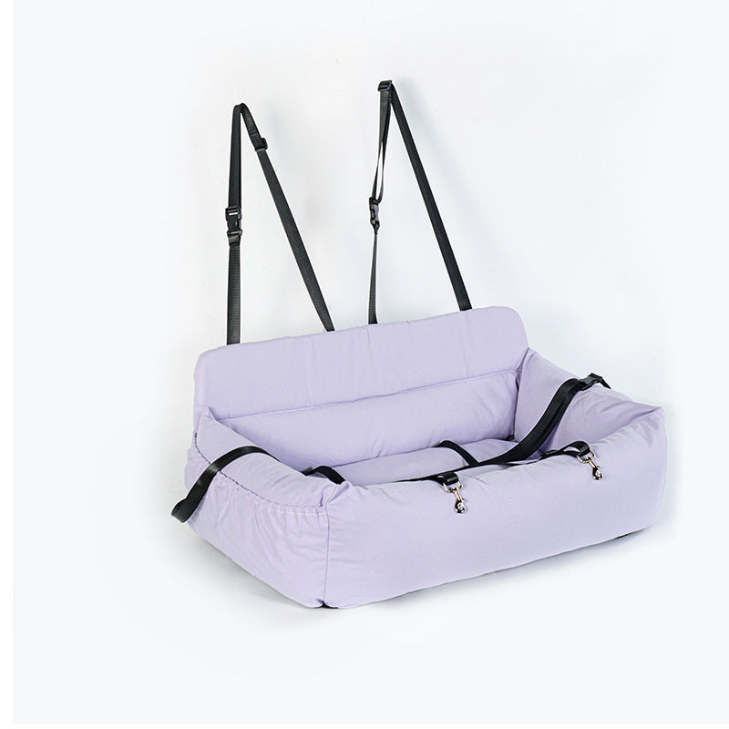 KFX-0313661 Removable Pet Dog Travel Car Safety Nest - Canvas, Fashionable Design, Multiple Colors Available