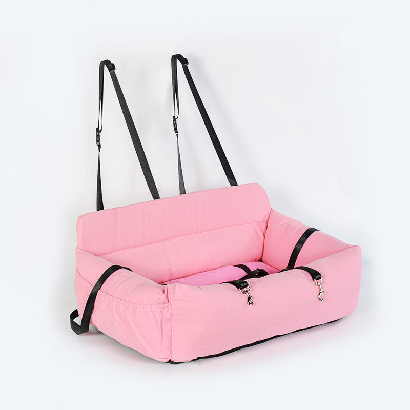 KFX-0313661 Removable Pet Dog Travel Car Safety Nest - Canvas, Fashionable Design, Multiple Colors Available