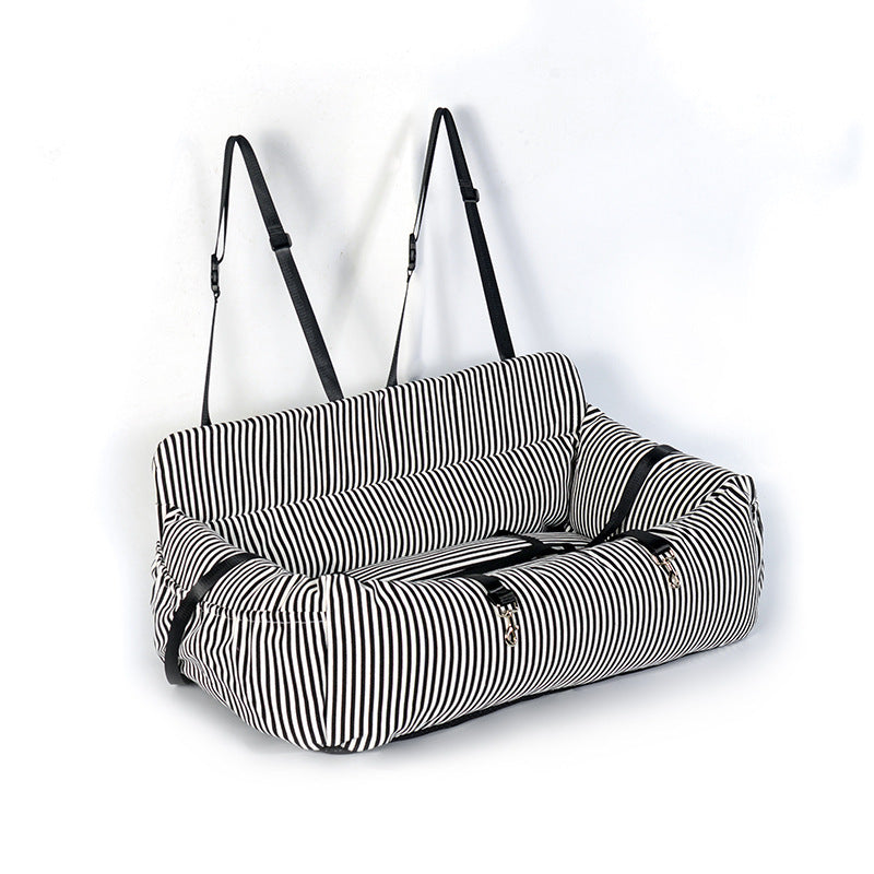 KFX-0313661 Removable Pet Dog Travel Car Safety Nest - Canvas, Fashionable Design, Multiple Colors Available