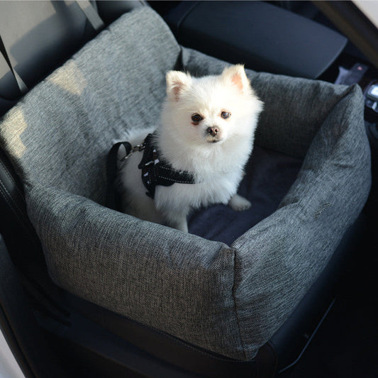 KFX-0313661 Removable Pet Dog Travel Car Safety Nest - Canvas, Fashionable Design, Multiple Colors Available