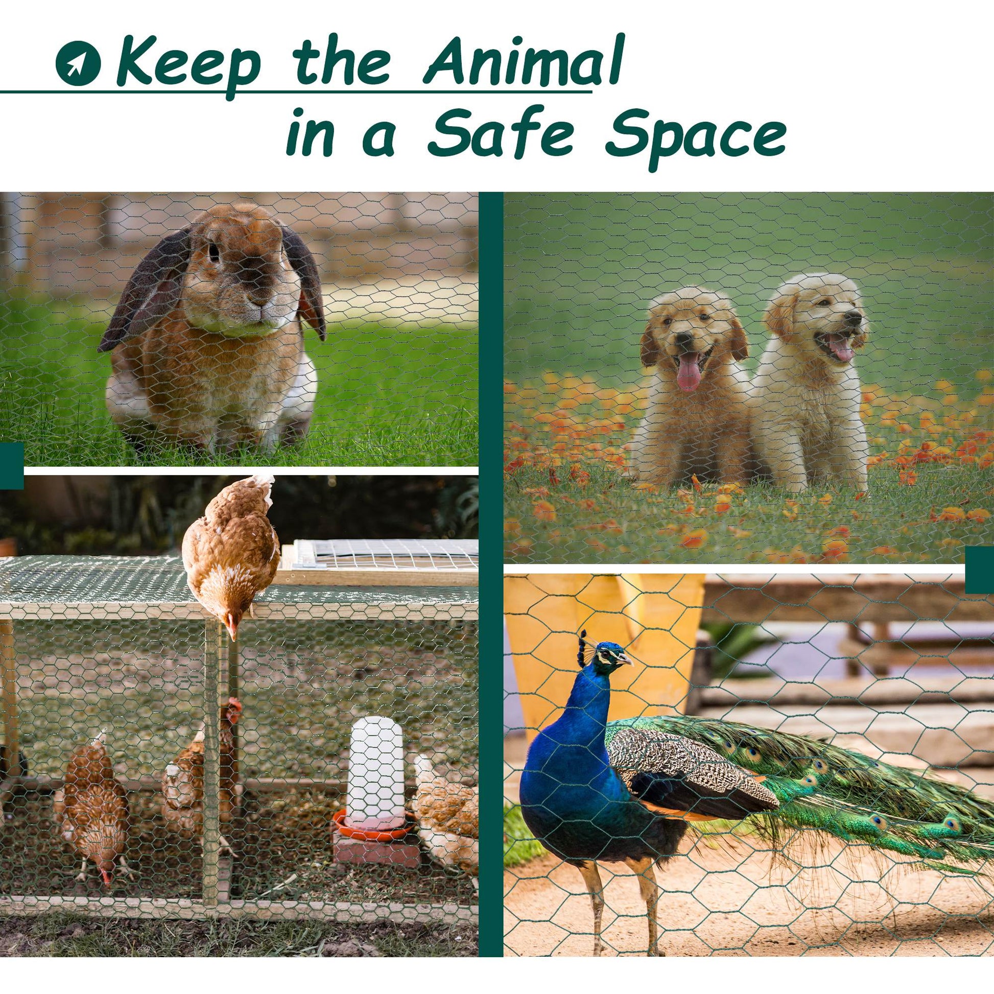 KFX-0318781 Heavy Zinc Coated Field Wire Fencing for Livestock Protection and Garden Use