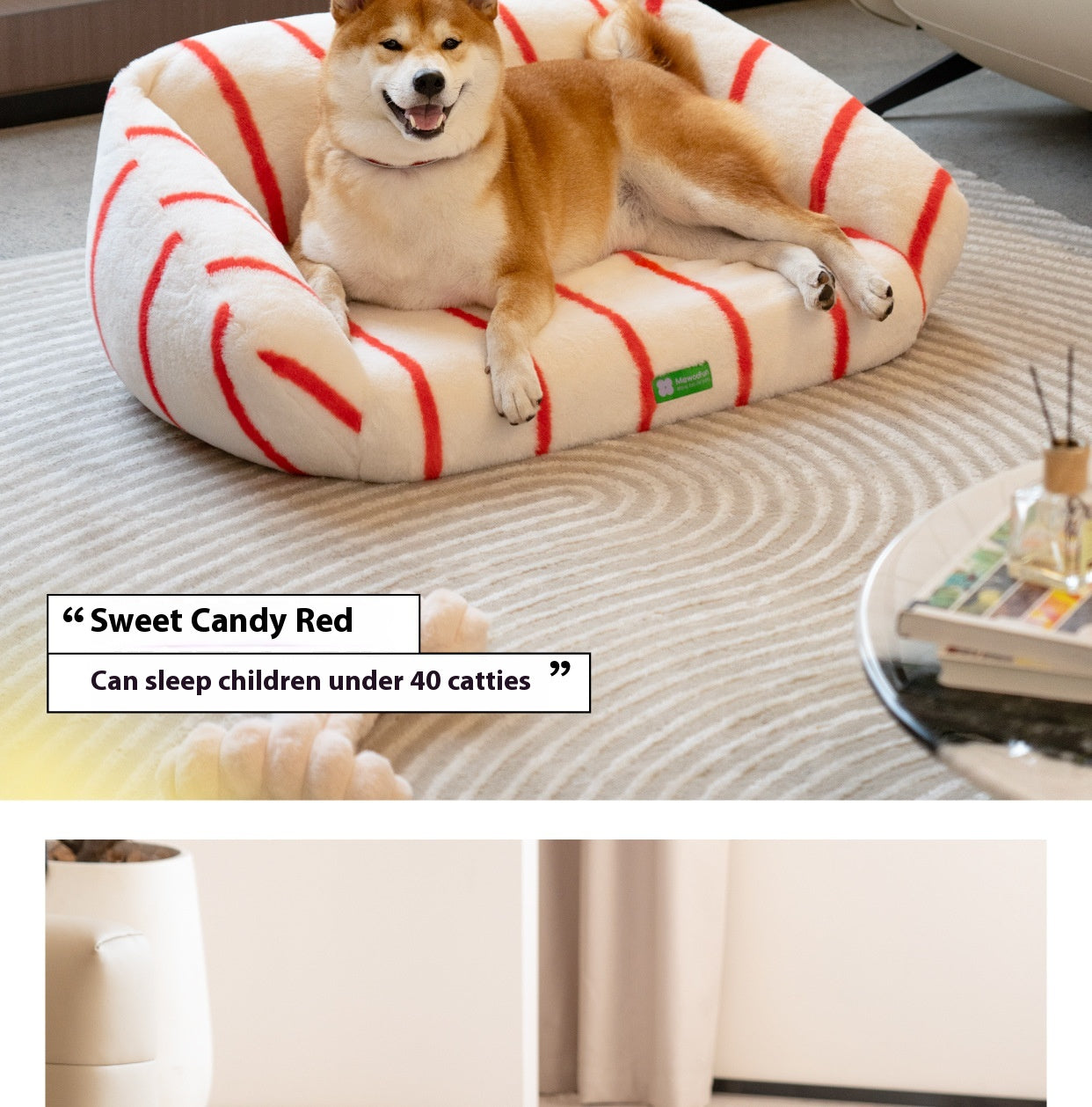 KFX-0321213 Cozy Removable and Washable Cat and Dog Sofa Nest Bed with Memory Foam and Moisture-Proof Base