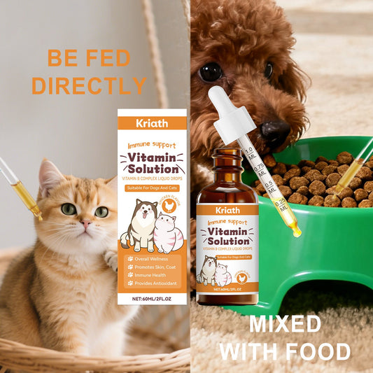 KFX-0323005 Pet Vitamin B Complex Nutritional Drops for Enhanced Health and Vitality