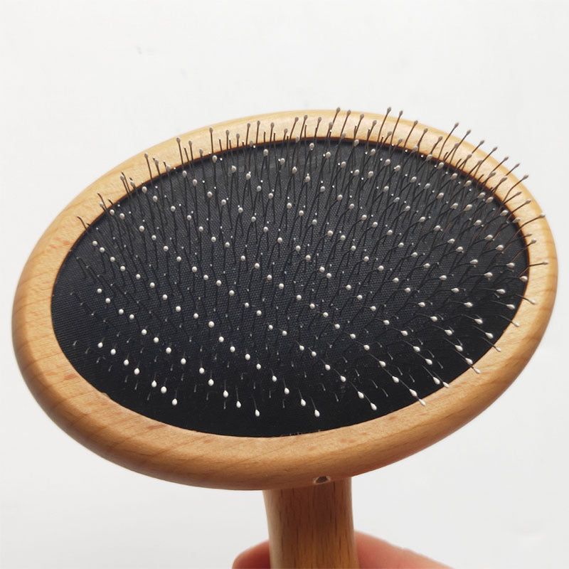 KFX-0328509 Round Bead Needle Comb for Beauty Care - Stainless Steel, Small & Large Sizes Available
