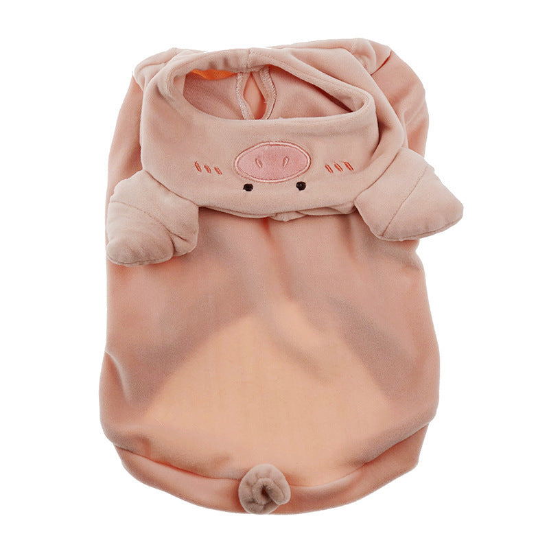 KFX-0336829 Cozy Mink Pig Sweater for Cats and Dogs - New Year's Creative Pet Apparel