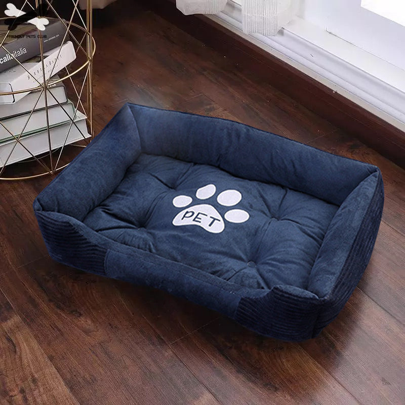 KFX-0338493 Winter Warm Pet Bed for Dogs and Cats - Soft PPCotton Material, Available in Multiple Sizes