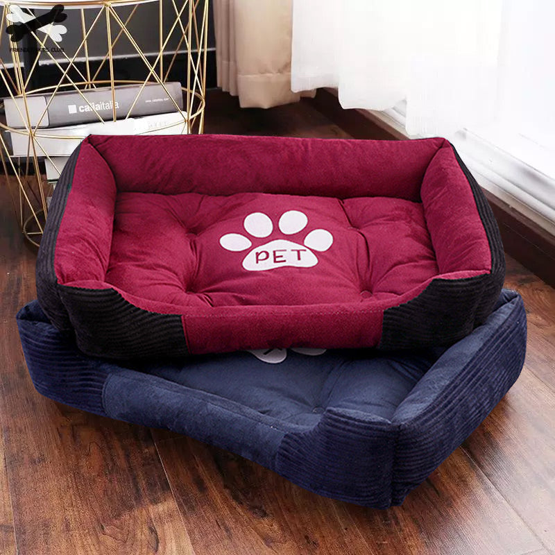 KFX-0338493 Winter Warm Pet Bed for Dogs and Cats - Soft PPCotton Material, Available in Multiple Sizes
