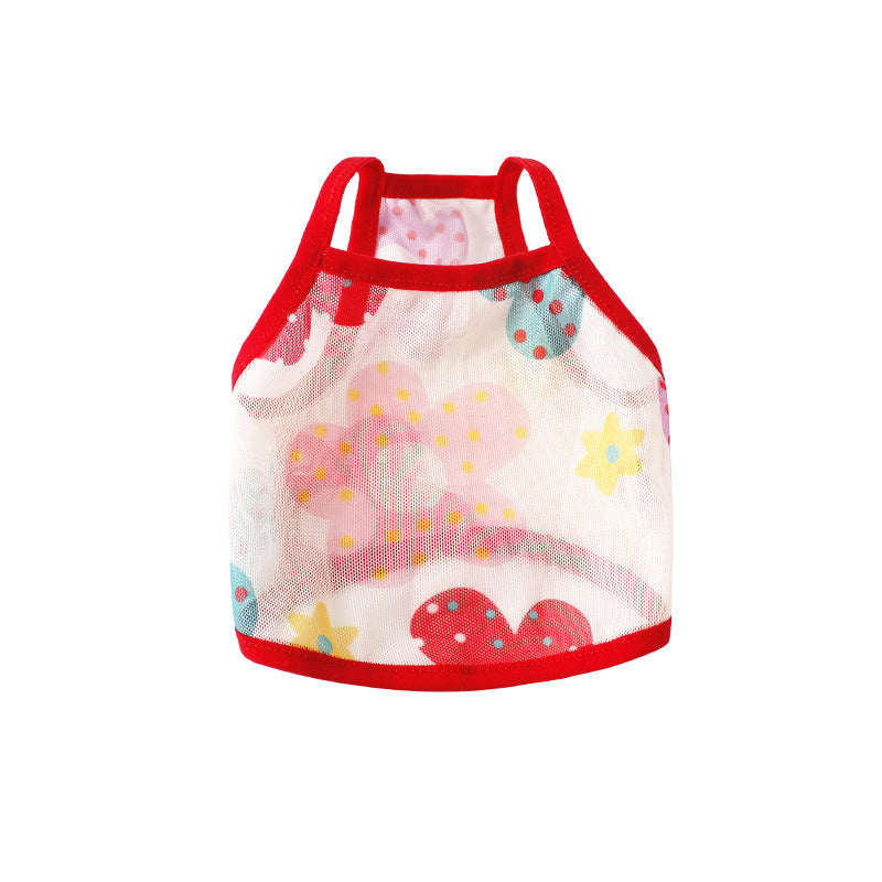 KFX-0339005 Thin Sun Protection Mesh Vest for Dogs - Multiple Floral and Print Styles Available