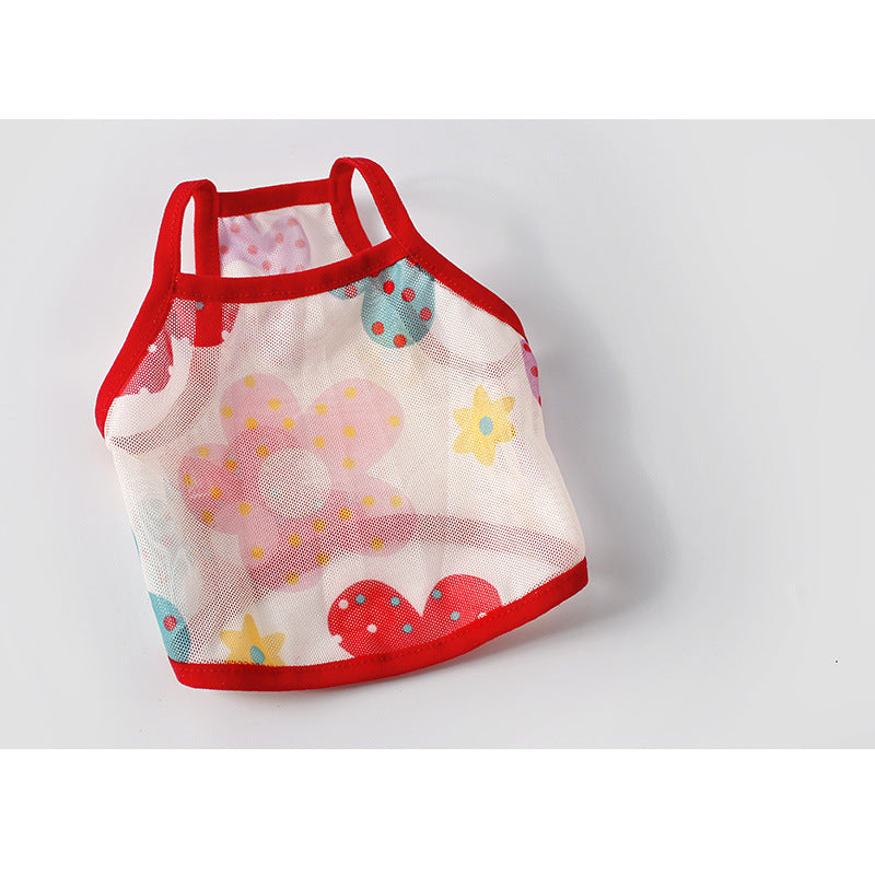 KFX-0339005 Thin Sun Protection Mesh Vest for Dogs - Multiple Floral and Print Styles Available