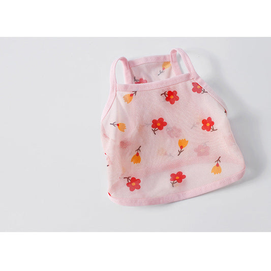 KFX-0339005 Thin Sun Protection Mesh Vest for Dogs - Multiple Floral and Print Styles Available