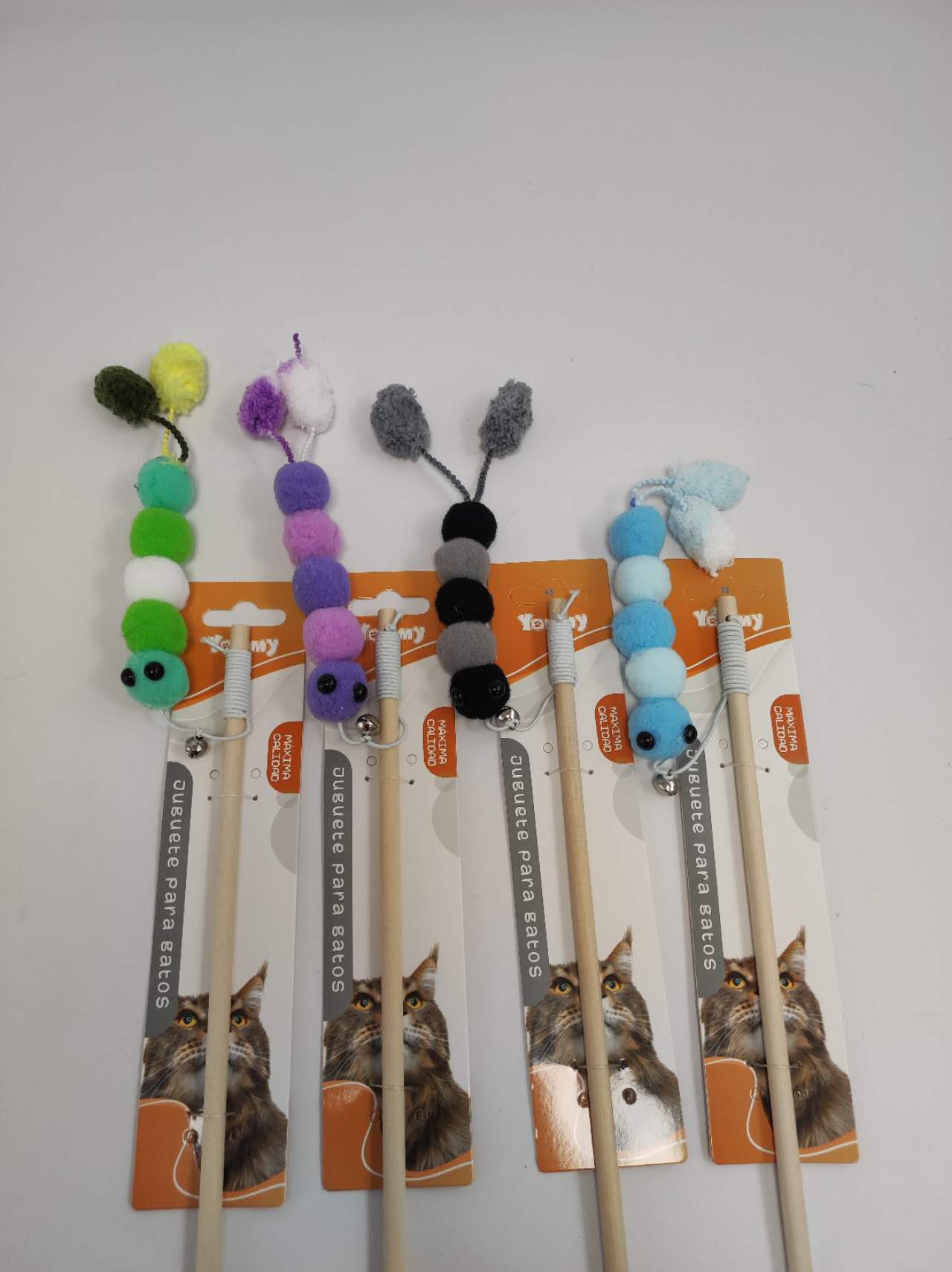 KFX-0339261 Interactive Cat Teaser Wand for Engaging Playtime