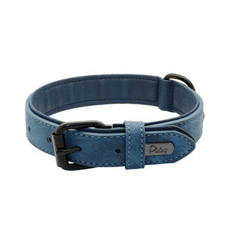 KFX-0340413 Adjustable Anti-Loss Dog Collar with Double-Layer Design in Multiple Colors