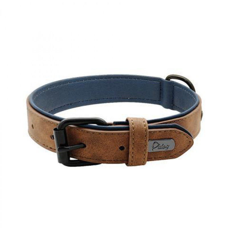 KFX-0340413 Adjustable Anti-Loss Dog Collar with Double-Layer Design in Multiple Colors