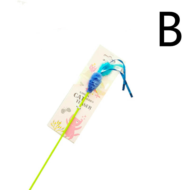 KFX-0346429 Interactive Animal-Shaped Cat Toy with Funny Stick for Engaging Play
