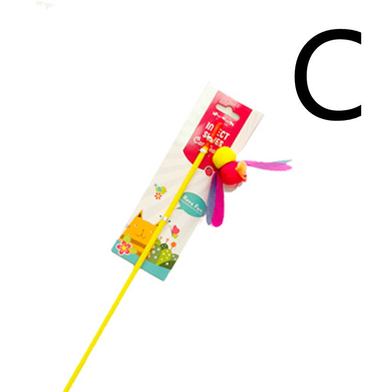KFX-0346429 Interactive Animal-Shaped Cat Toy with Funny Stick for Engaging Play