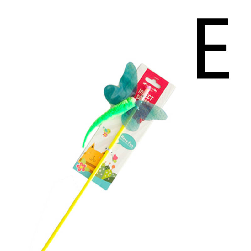KFX-0346429 Interactive Animal-Shaped Cat Toy with Funny Stick for Engaging Play