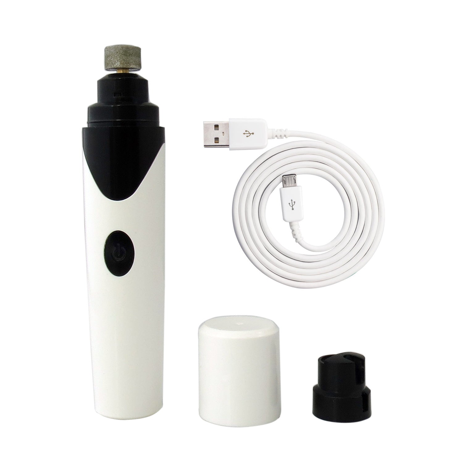 KFX-0347965 Electric Pet Nail Grinder with USB Charging for Dogs, Cats, and Small Animals