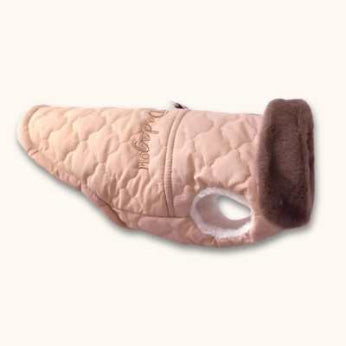 KFX-0348605 Cozy Casual Dog Clothing for Autumn and Winter in Brown and Yellow