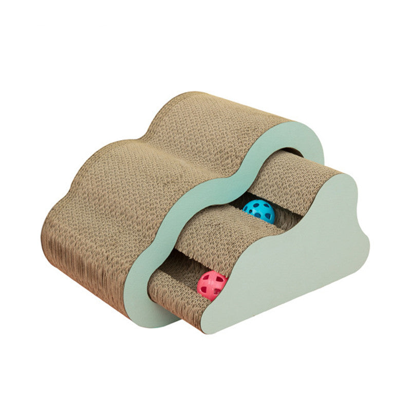 KFX-0350141 Cloud-Shaped Corrugated Cat Scratching Board - Fashionable Small and Large Options