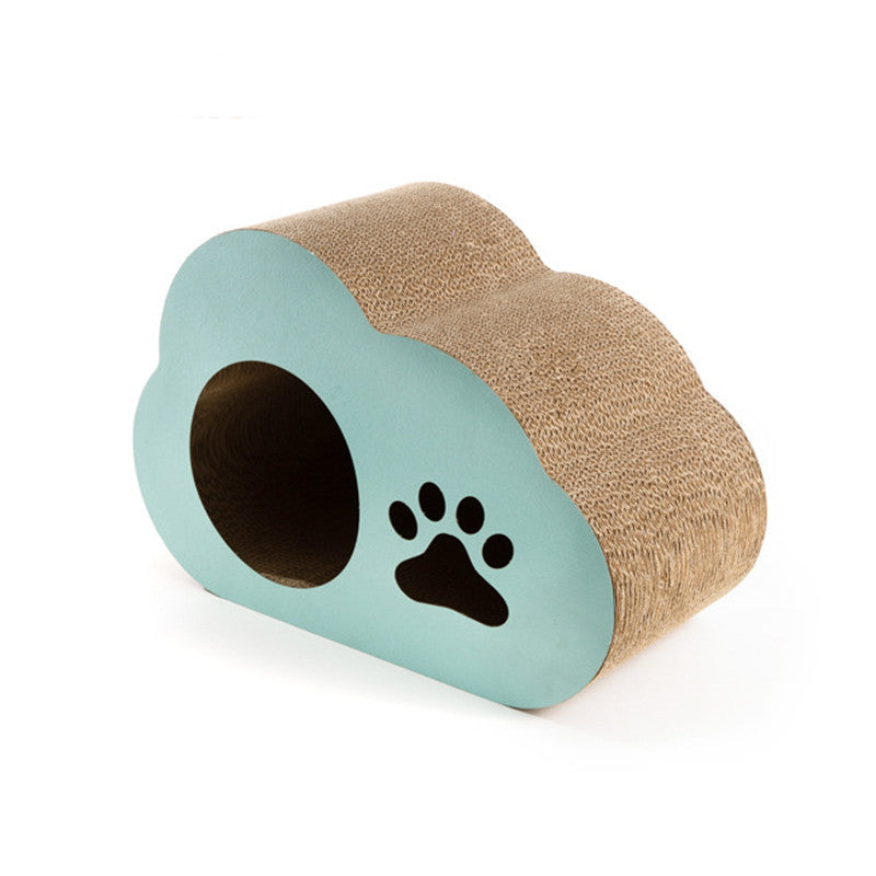 KFX-0350141 Cloud-Shaped Corrugated Cat Scratching Board - Fashionable Small and Large Options